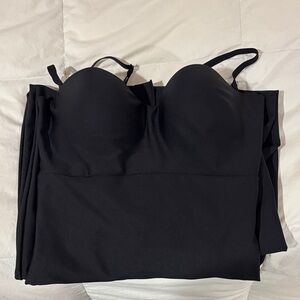 SKIMS body con Black strap/strapless Dress